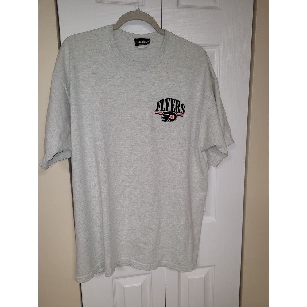 Philadelphia Flyers Athletic Legends‎ Vintage T Shirt XL Retro Embroidered Logo